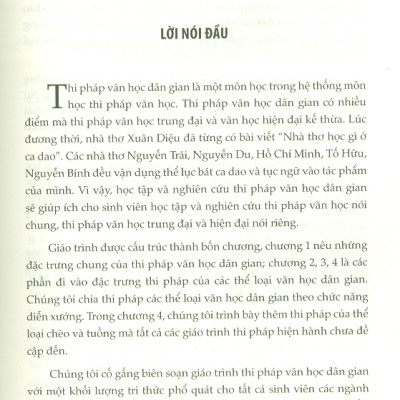 Giáo Trình Thi Pháp Văn Học Dân Gian