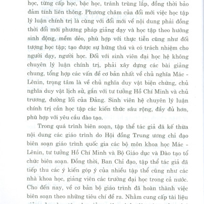 Combo 3 cuốn Giáo Trình Kinh Tế Chính Trị Mác – Lênin + Giáo Trình Lịch Sử Đảng Cộng Sản Việt Nam + Giáo Trình Tư Tưởng Hồ Chí Minh (Dành Cho Bậc Đại Học Hệ Không Chuyên Lý Luận Chính Trị) - Bộ mới năm 2021