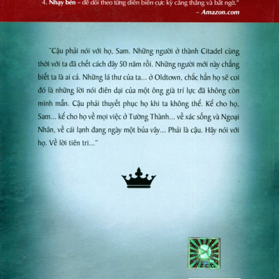 Tuyển Tập Series Tiểu Thuyết Sử Thi Viễn Tưởng Bán Chạy Nhất Nước Mỹ Cuat Tác Giả George R. R. Martin: Trò Chơi Vương Quyền 4B - Lời Tiên Tri