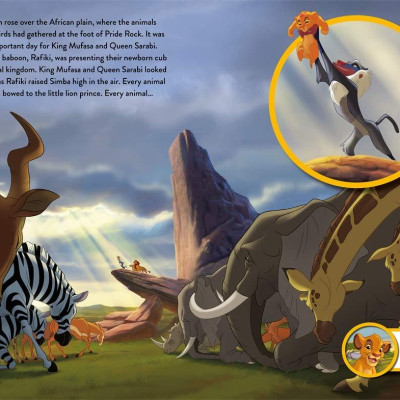 Disney The Lion King Book And Hand Puppet