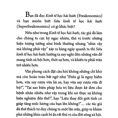 Siêu Kinh Tế Học Hài Hước - AL