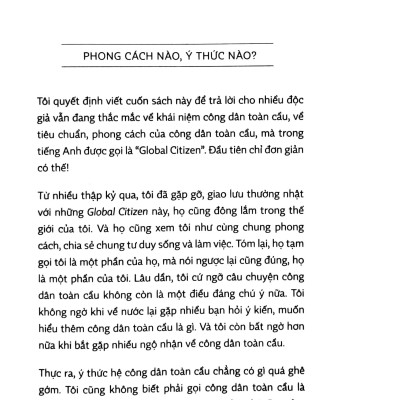 Công Dân Toàn Cầu - Công Dân Vũ Trụ