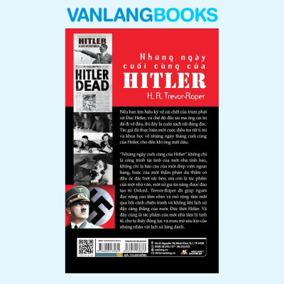 Sách - Những Ngày Cuối Cùng Của Hitler - VanLangBooks