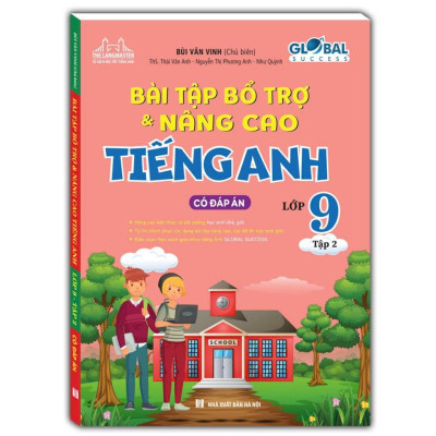 Sách - Global Success - Bài Tập Bổ Trợ Và Nâng Cao Tiếng Anh Lớp 9 - Có Đáp Án - Combo 2 Tập - Minh Thắng