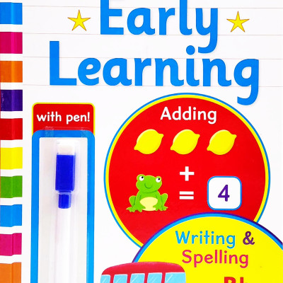 Wipe Clean Bind Up 4+ - Early Learning (With Pen)