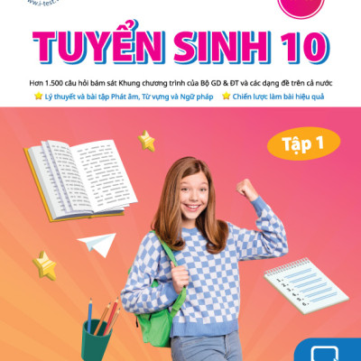 Sách - Dtpboosk - Trọn bộ ôn tập và bộ đề thi thử Tuyển sinh 10 môn Tiếng Anh