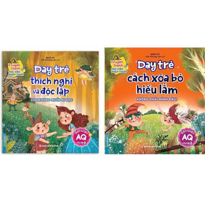 Sách - Truyện Tranh Học Viện Phép Thuật - Combo 10 Cuốn - Rèn Luyện AQ Cho Trẻ - Minh Thắng