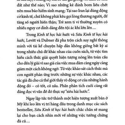 Siêu Kinh Tế Học Hài Hước (Quà Tặng TickBoook Sinh Động)