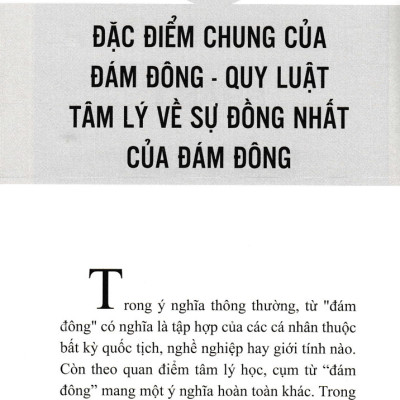 Diễn Biến Tâm Lý Đám Đông (SB)