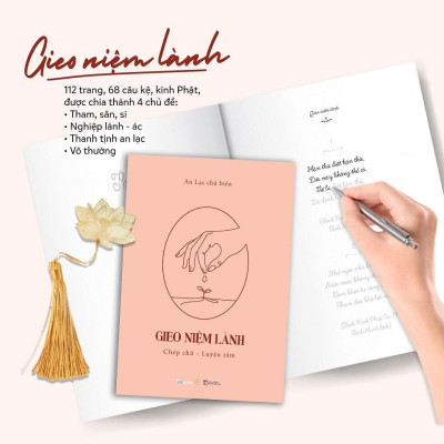 Sách - Gieo Niệm Lành - Chép Chữ - Luyện Tâm - AZ Việt Nam