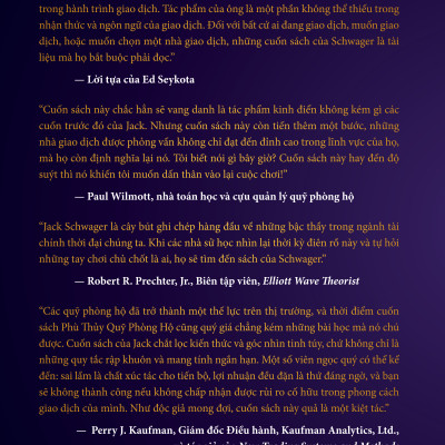 PHÙ THỦY QUỸ PHÒNG HỘ – Bí Quyết Chiến Thắng Của Những Nhà Giao Dịch Vĩ Đại (Hedge Fund Market Wizards)