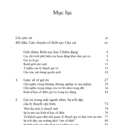 Giá Trị Vạn Vật - Câu Chuyện Kiến Tạo Và Chiếm Dụng Trong Nền Kinh Tế Toàn Cầu