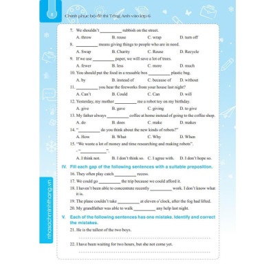 Sách - Chinh Phục Bộ Đề Thi Tiếng Anh Vào Lớp 6 - Minh Thắng