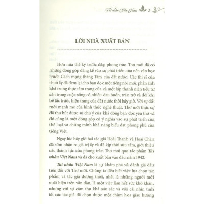 Sách - Thi Nhân Việt Nam - Bìa Cứng - Minh Thắng