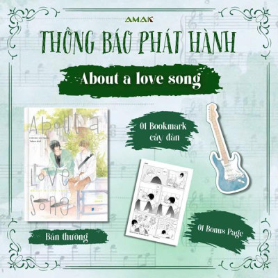 Sách - About A Love Song - Tặng Kèm Bookmark Cây Đàn + Bonus Page