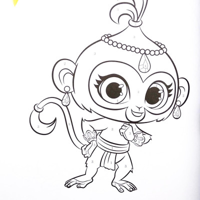 Shimmer And Shine Leave A Little Sparkle! Colour By Number