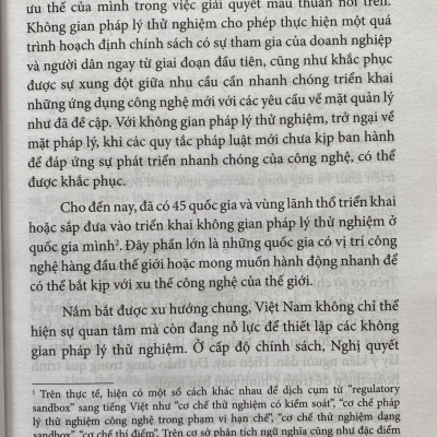 Phát Triển Không Gian Pháp Lý Thử Nghiệm Cho Công Nghệ Tài Chính và Các Lĩnh Vực Công Nghệ Mới Tại Việt Nam