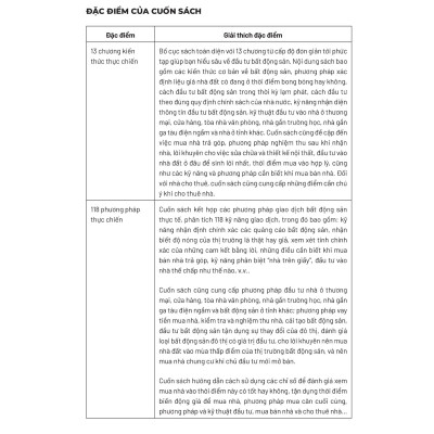 Bất Động Sản Thực Chiến - Bí Quyết Nắm Bắt Thời Cơ, Săn Đất Giá Hời Và Sinh Lời Hiệu Quả