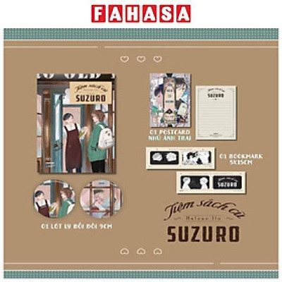 Sách - Suzuro Old Books - Tiệm Sách Cũ Suzuro - Tặng Kèm Bookmark Hai Mặt + Postcard Nhũ Ánh Trai + Lót Ly Bồi Đôi
