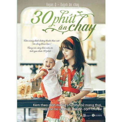 Sách - 30 Phút Ăn Chay + Ăn Dặm Sạch Sành Xanh - Combo 2 Cuốn - Thái Hà Books