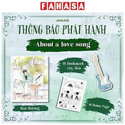Sách - About A Love Song - Tặng Kèm Bookmark Cây Đàn + Bonus Page