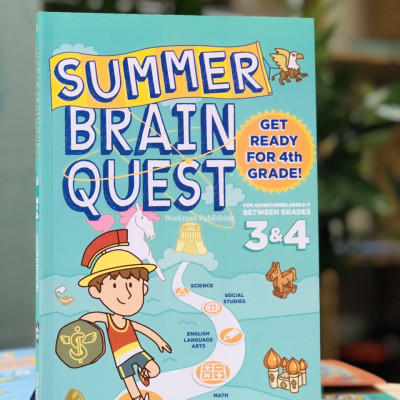 Sách summer brain quest phát triển tư duy iq cho bé - tiếng anh, 5 cuốn ( 5 - 10 tuổi )