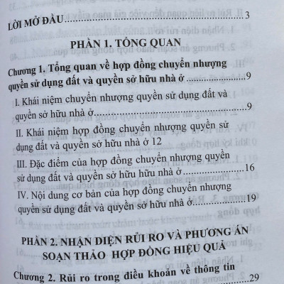 Soạn Thảo Hợp Đồng Hiệu Quả - Tuyển Tập Hợp Đồng Chuyển Nhượng Quyền Sử Dụng Đất, Quyền Sở Hữu Nhà Ở - Góc Nhìn Bên Nhận Chuyển Nhượng