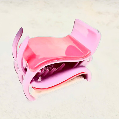 Kẹp tóc càng cua 2 lớp giá rẻ - kẹp tóc màu đỏ 2 lớp