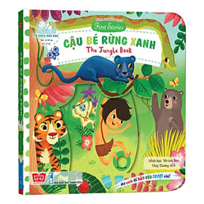 Sách Tương Tác - Sách Chuyển Động - First Stories - The Jungle Book - Cậu Bé Rừng Xanh - Đinh Tị Books