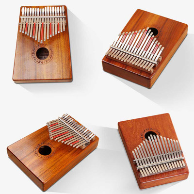 Đàn Kalimba Gecko 17 Phím Gỗ KOA K17K Kèm Kèn Kazoo