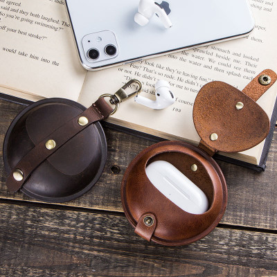 Bao Case Da Ngựa Tròn Ball Purse đa chức năng cho Airpods Pro / Airpods 3 / Airpods Pro 2 - Hàng Chính Hãng