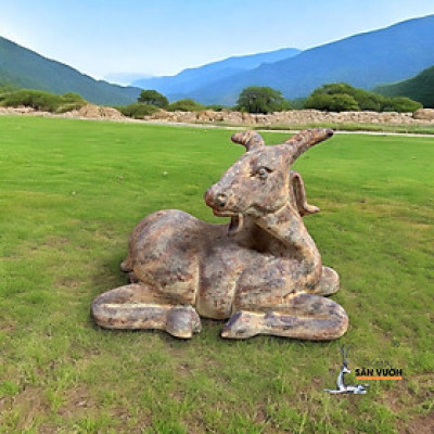 Tượng Gốm Hình Con Dê Goat