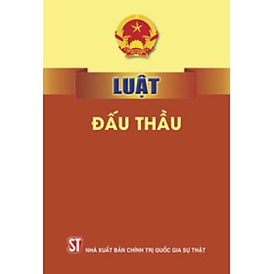 Luật đấu thầu (bản in 2024)