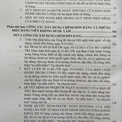 Cẩm Nang Công Tác Đảng Ở Cơ Sở và Quy Định Mới Về Kiểm Tra Giám Sát, Kỷ Luật Đảng