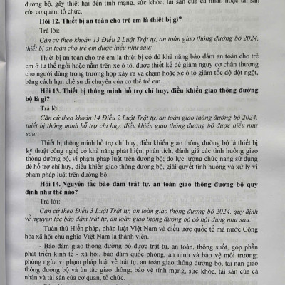 Xử phạt vi phạm hành chính về trật tự, an toàn giao thông trong lĩnh vực giao thông đường bộ