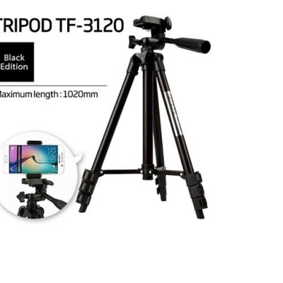Chân giá đỡ máy chụp ảnh/ quay phim Tripod 3120 + Giá đỡ điện thoại + Remote - Hàng chính hãng