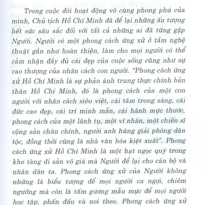 Xây Dựng Phong Cách Ứng Xử Của Công An Nhân Dân Theo Phong Cách Hồ Chí Minh