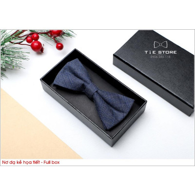 NHIỀU MẪU Nơ Đeo Cổ Nam Chú Rể Chất Dạ Kẻ Cao Cấp, Nơ Nam Đẹp, Nơ MC Ca Sỹ -  Full box