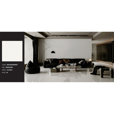 Gạch men lát nền LUSTRA INSPA1201200007 gạch granite vân đá tự nhiên, độ dày 9.4mm, gạch 1 face, kích thước 1200mmx1200mm, thùng 2 viên - Hàng chính hãng