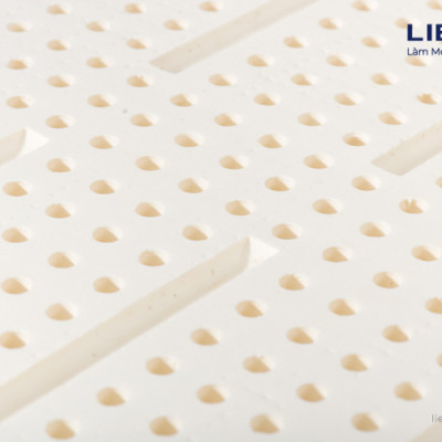 Đệm Cao Su Liên Á Ladome Cool Cao 10cm - Giường Đôi - Nệm Cao Su Thiên Nhiên 100%