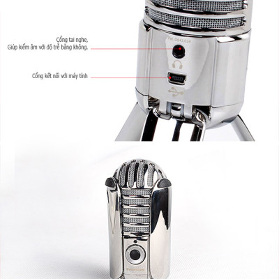 Micro Thu Âm USB - Samson Meteor Mic - Hàng chính hãng 