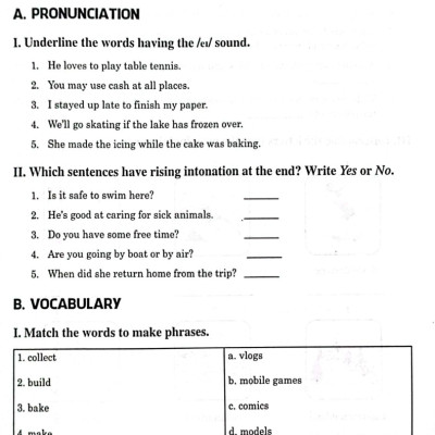 BÀI TẬP TIẾNG ANH 7 DÙNG KÈM SGK TIẾNG ANH 7 - BÁM SÁT SGK CÁNH DIỀU ( I - LEARN SMART WORLD ) - KHÔNG ĐÁP ÁN