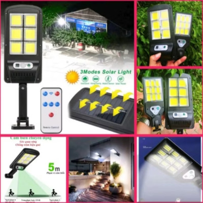 1 ĐÈN LED CHIẾU SÁNG NĂNG LƯỢNG MẶT TRỜI CẢM BIẾN CÔNG XUẤT 150W