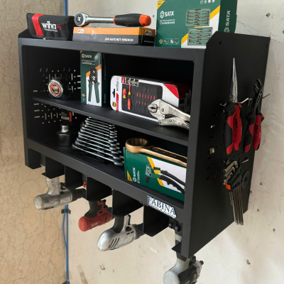 Tủ dụng cụ treo tường màu đen