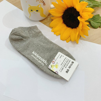 Tất vớ nữ cổ thấp basic cotton Kikiya cao cấp Hàn Quốc W-A-030