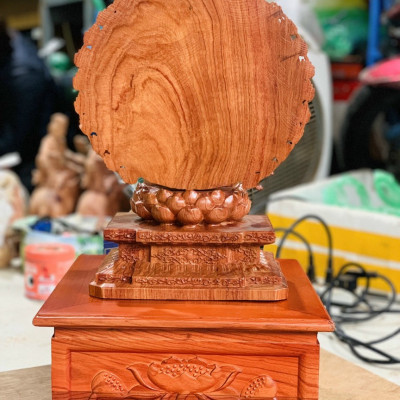 Tượng phật thiên thủ thiên nhãn nghìn mắt nghìn tay bằng gỗ hương kt cao 35×20×15cm