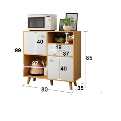 Kệ tủ đựng lò vi sóng đồ nhà bếp đa năng để loại mã KB07 gỗ MDF lõi xanh chống ẩm chống nước cao cấp SX tại Việt Nam