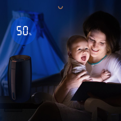 Máy tạo độ ẩm cao cấp thương hiệu Philips HU2718/00 - Hệ thống bốc hơi tiên tiến công nghệ NanoCloud - HÀNG NHẬP KHẨU