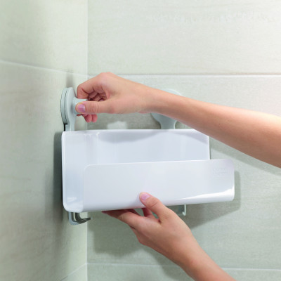 Joseph Joseph - Kệ đựng đồ góc nhà tắm có gương cao cấp EasyStore Corner Shower Shelf with Removable Mirror 988376