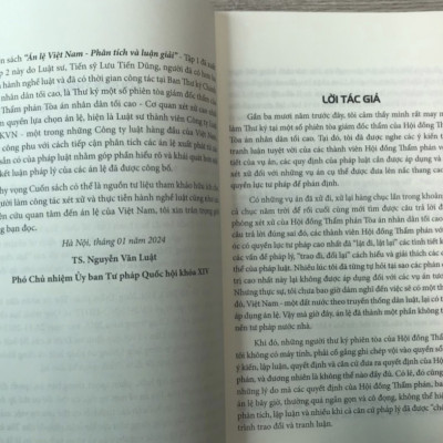 Án lệ Việt Nam – Phân tích và luận giải (Tập 2: từ án lệ 44 đến án lệ 70) – tái bản lần thứ nhất